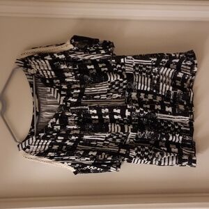 Anthro The Addison Story Crochet Dolman Sleeve Top